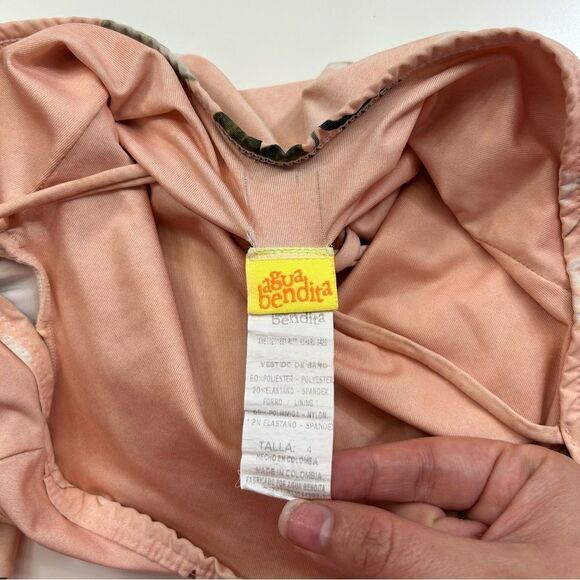 Agua Bendita Girls Floral One Piece Swimsuit Size 4 - Picture 6 of 8